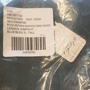 A Small/Tall, Blue Color, Lennox Jumpsuit by Free People.